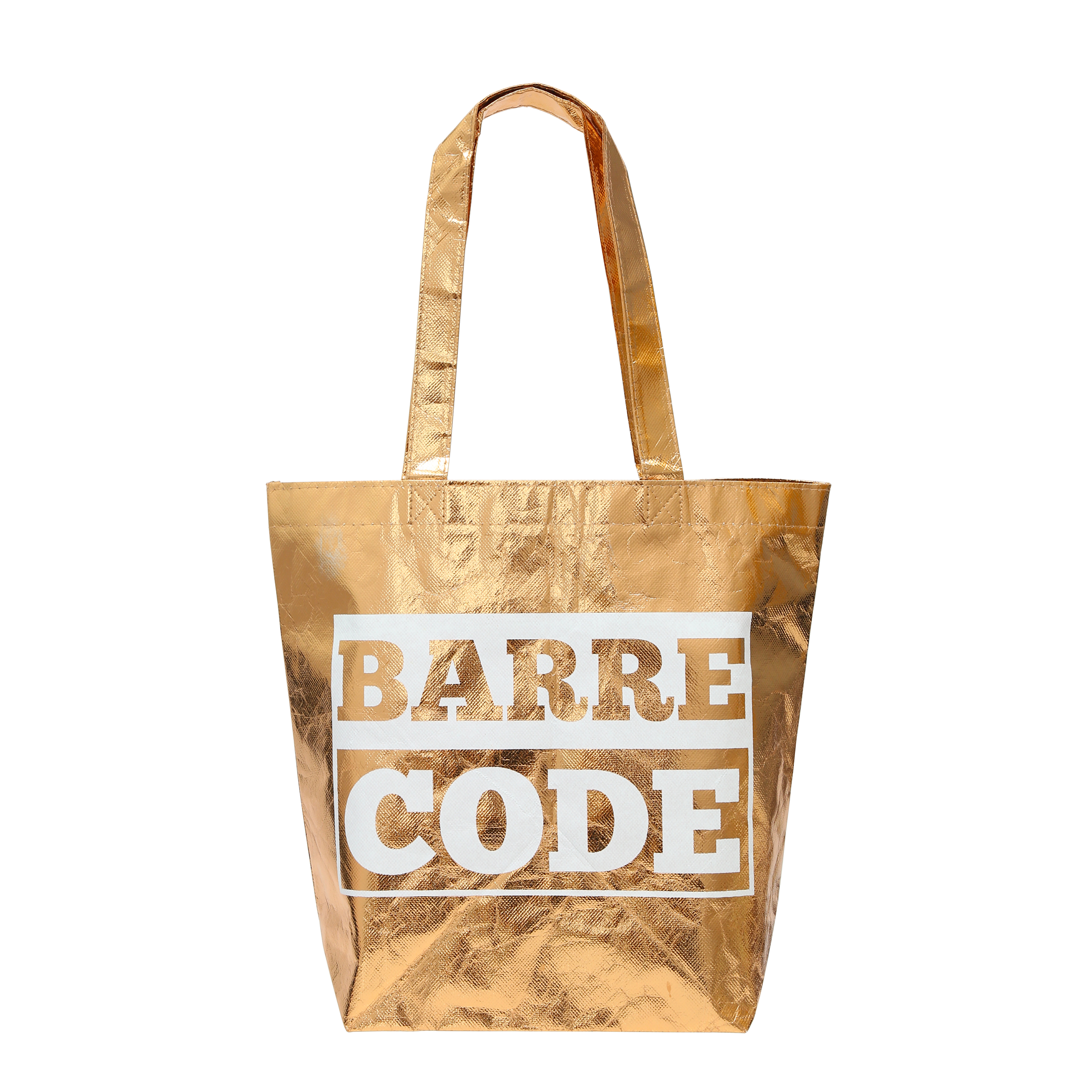 metallic tote bag non woven customized logo pp non woven lamanited bag)