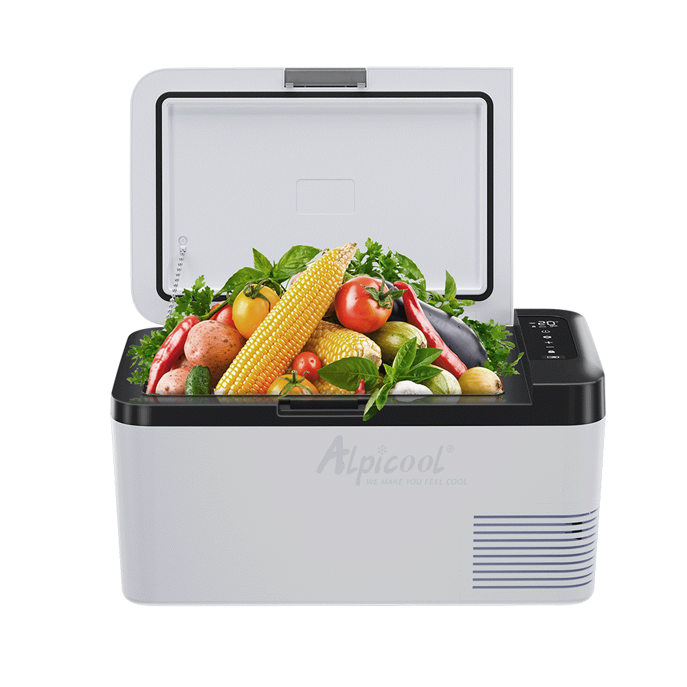 Alpicool K18 Car Fridge Fancy Design Compressor Cooling Car Home Dual Use Portable Refrigerator Withe Handle