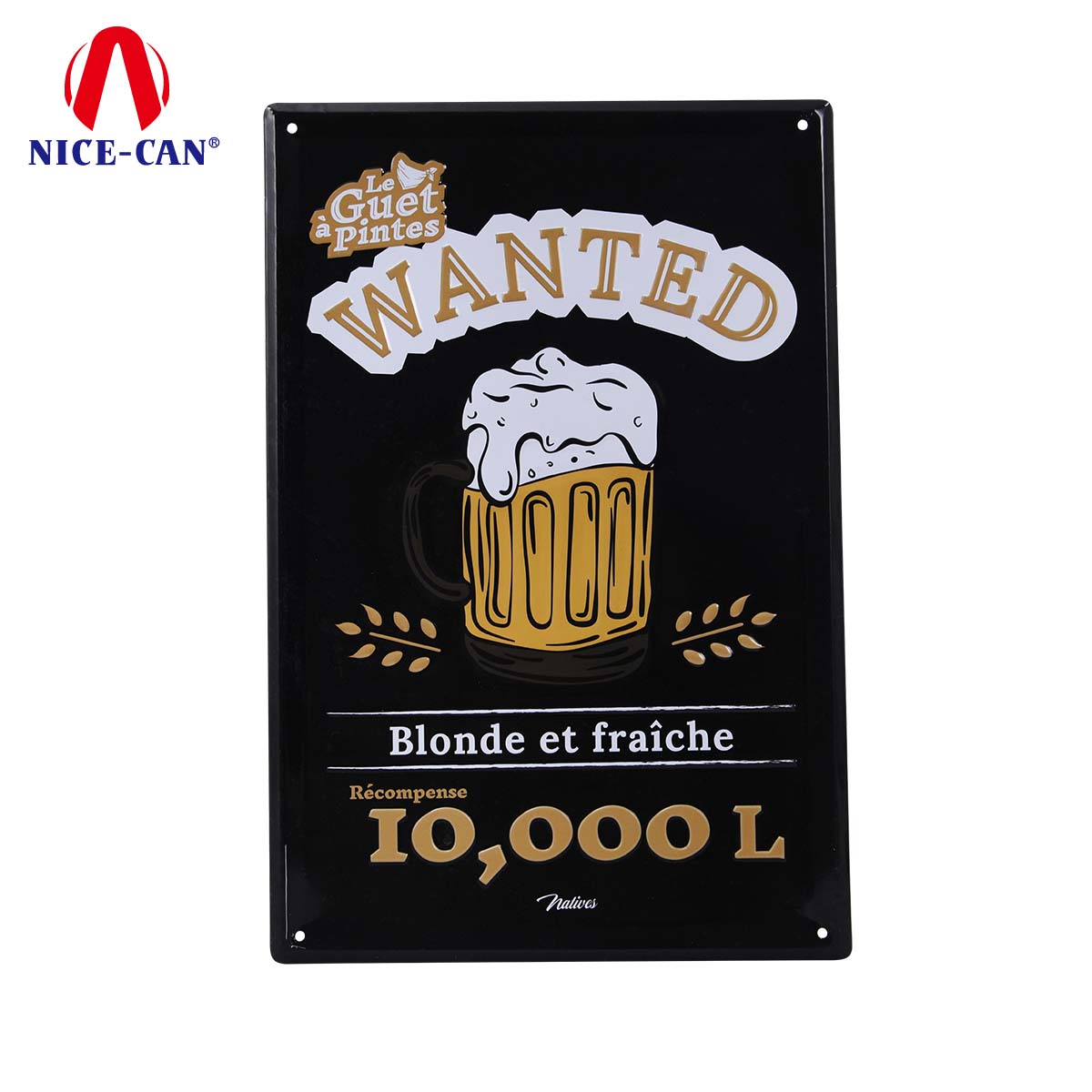 Custom tin signs