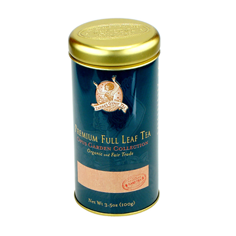 Tea in a tin canister tin can tea loose leaf tea tins for storage