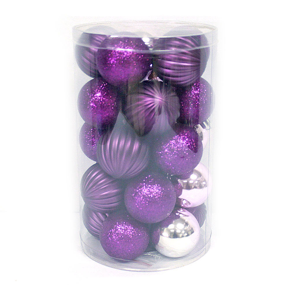 Promotional hot selling Xmas hanging ball tube