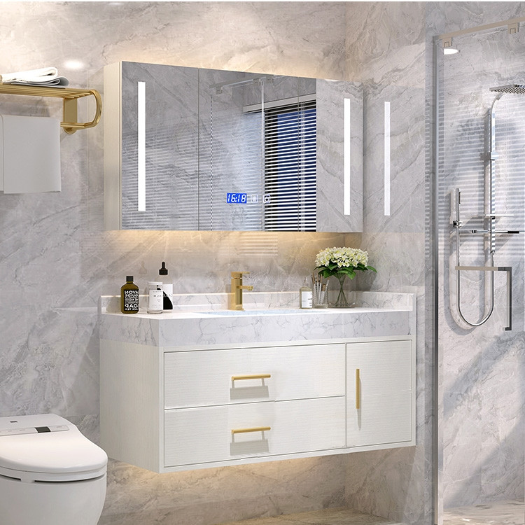 modern simple bathroom furniture combination