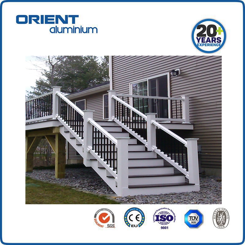 Aluminum Frame Glass Balcony Railing