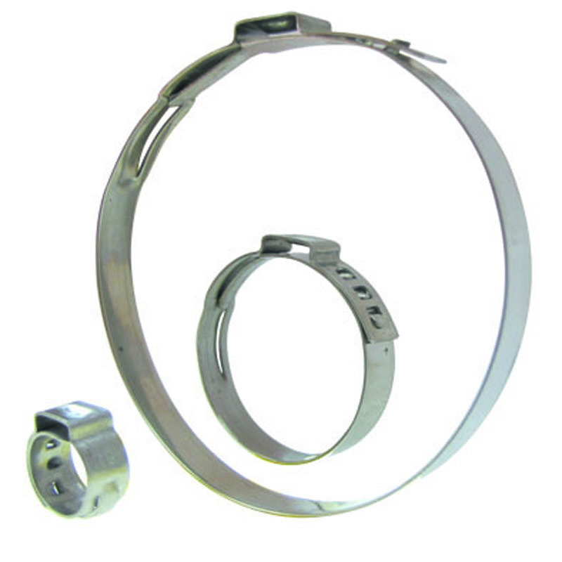 Single Ear Stepless Hose Clamp