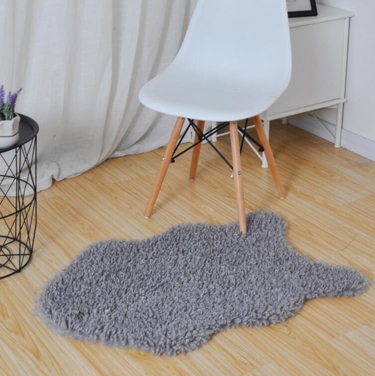 Hot sale Faux Fur Area Rugs and Carpets Manufacuturers Artificial Fur Rug Carpet Merino Faux Fur Rug Carpet Mat
