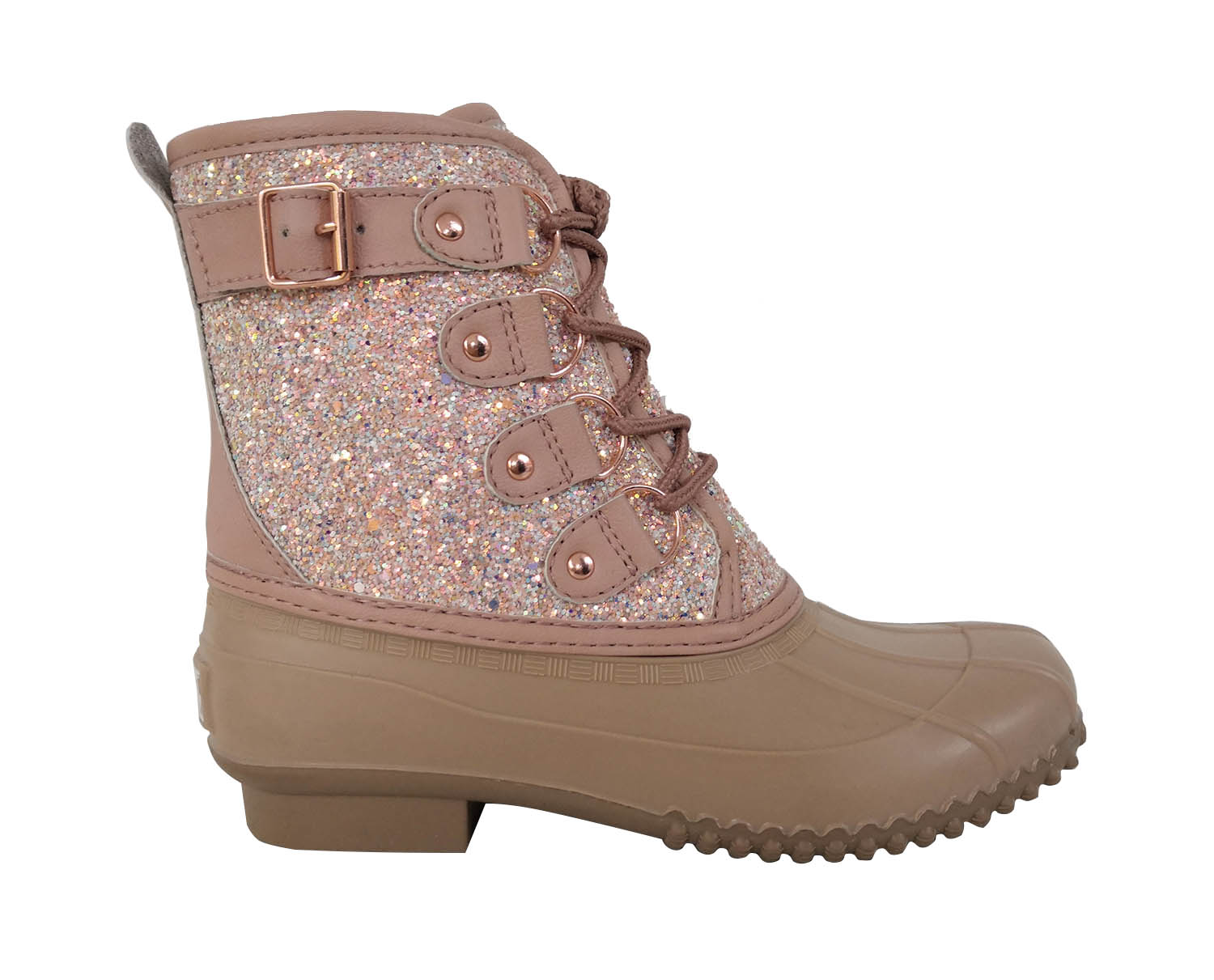 Ladies Fashion Glitter Warm Outdoor Waterproof Winter Snow Boots/Bean Boots