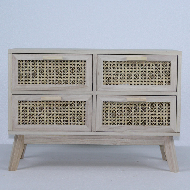 Rattan furniture craft room floor storage cabinets