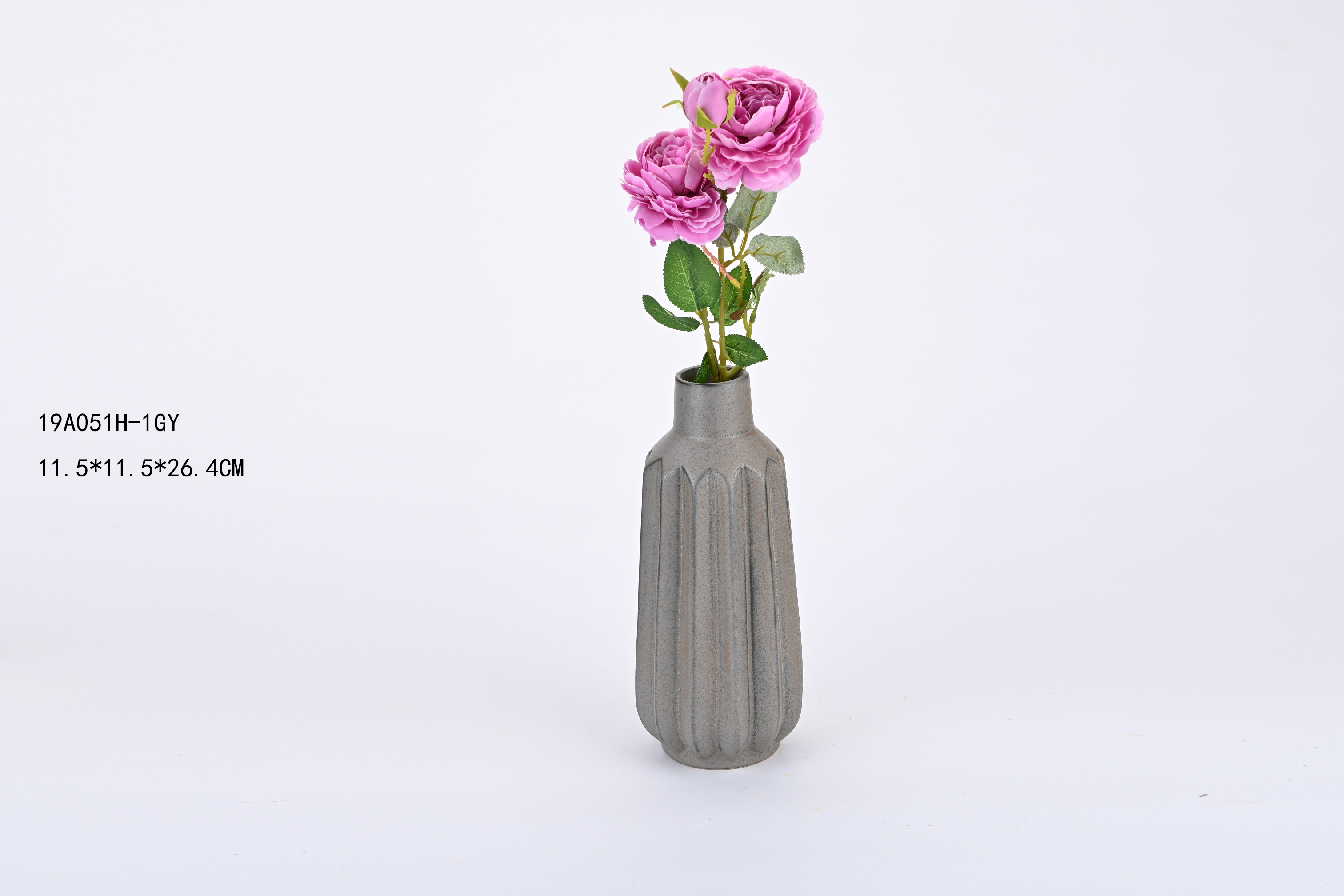 Porcelain Reactive Glazed Ceramic Vase