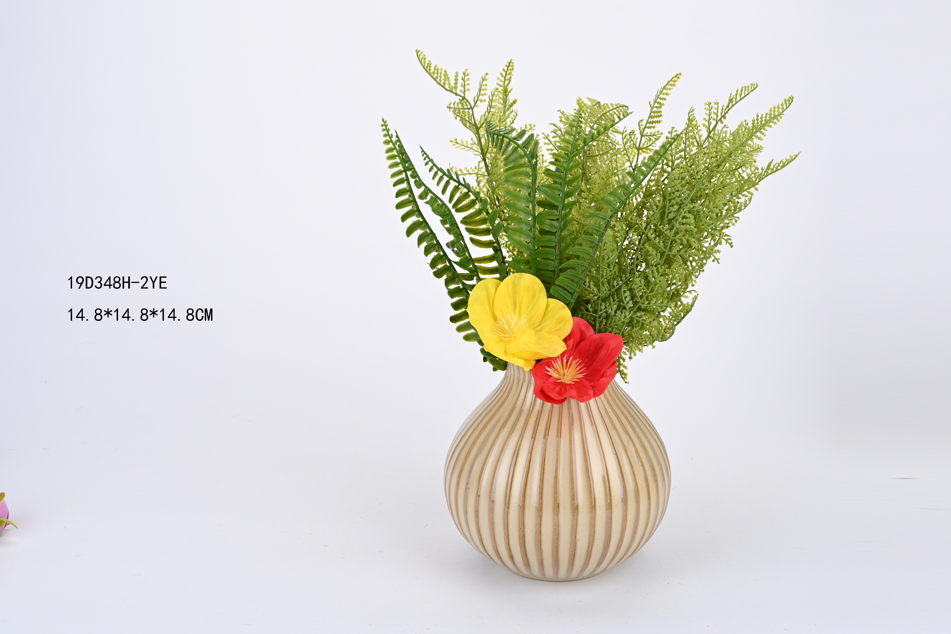 Porcelain Reactive Glazed Ceramic Vase