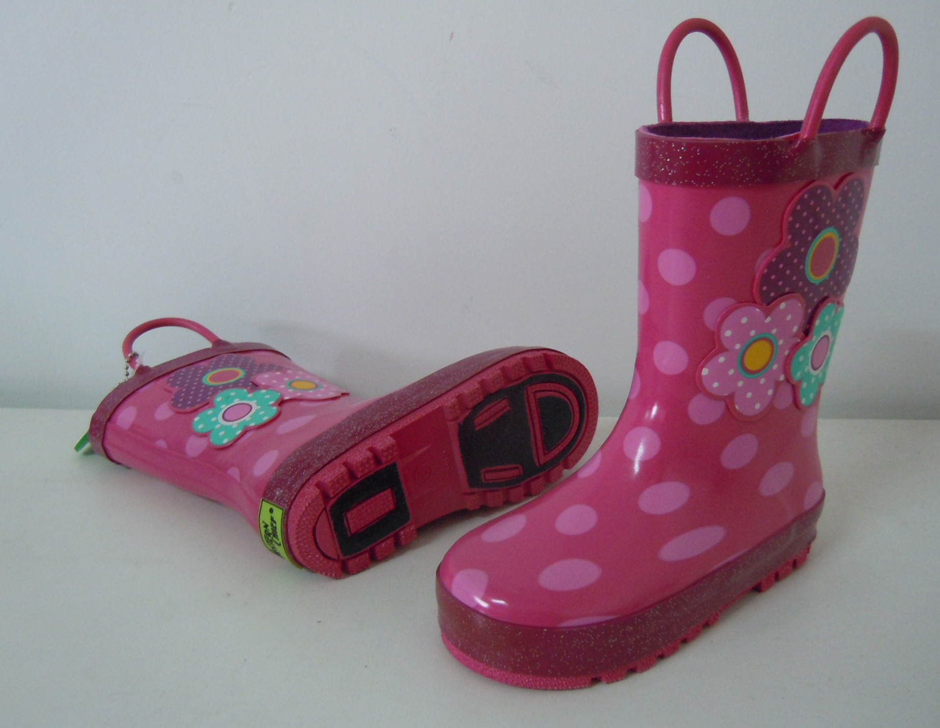 LE193130 Rainboots， Rubber rainboots, Children Rainboots