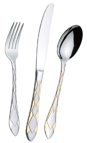 Knife/Fork/Spoon On Table