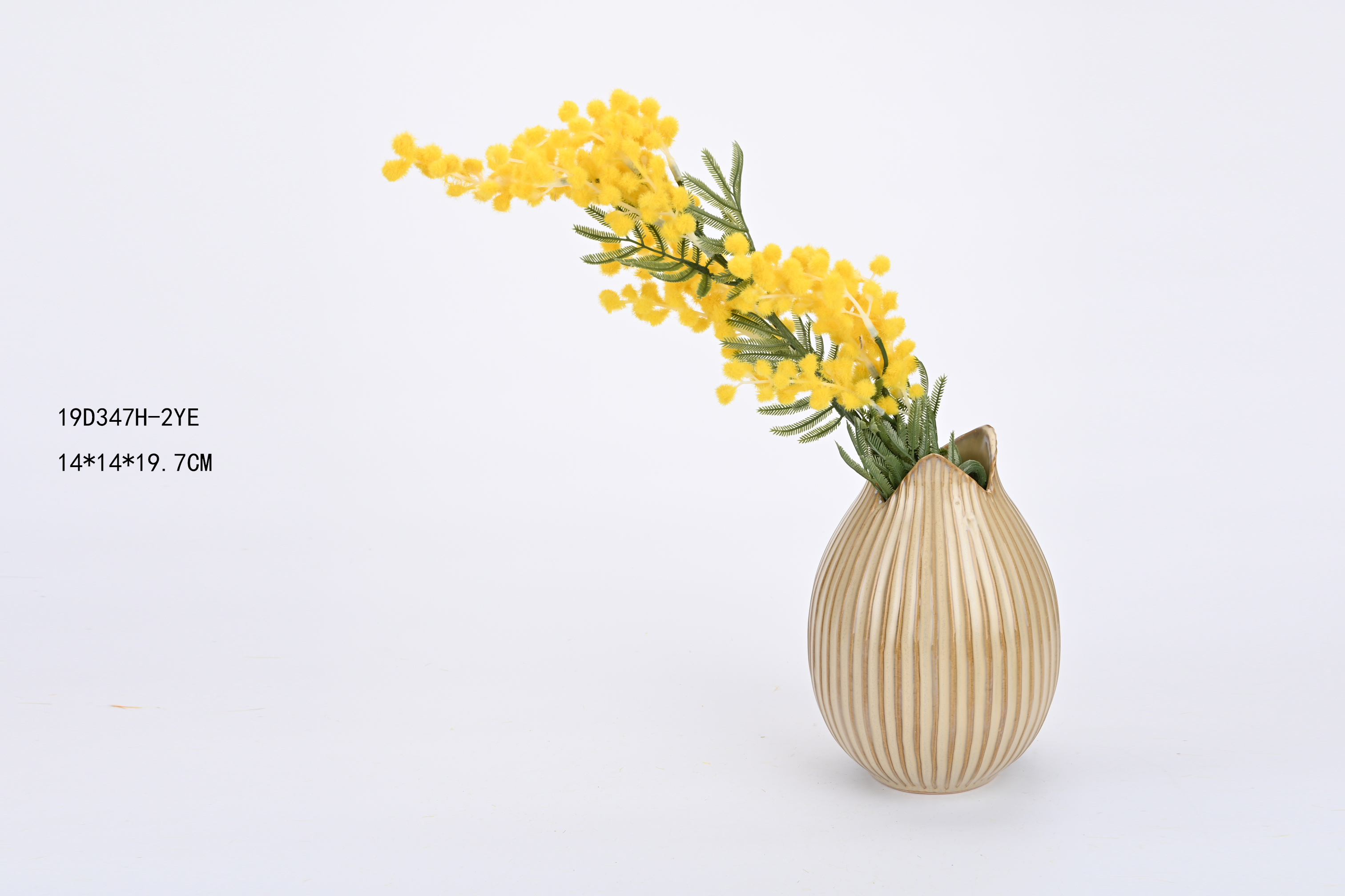 Porcelain Reactive Glazed Ceramic Vase