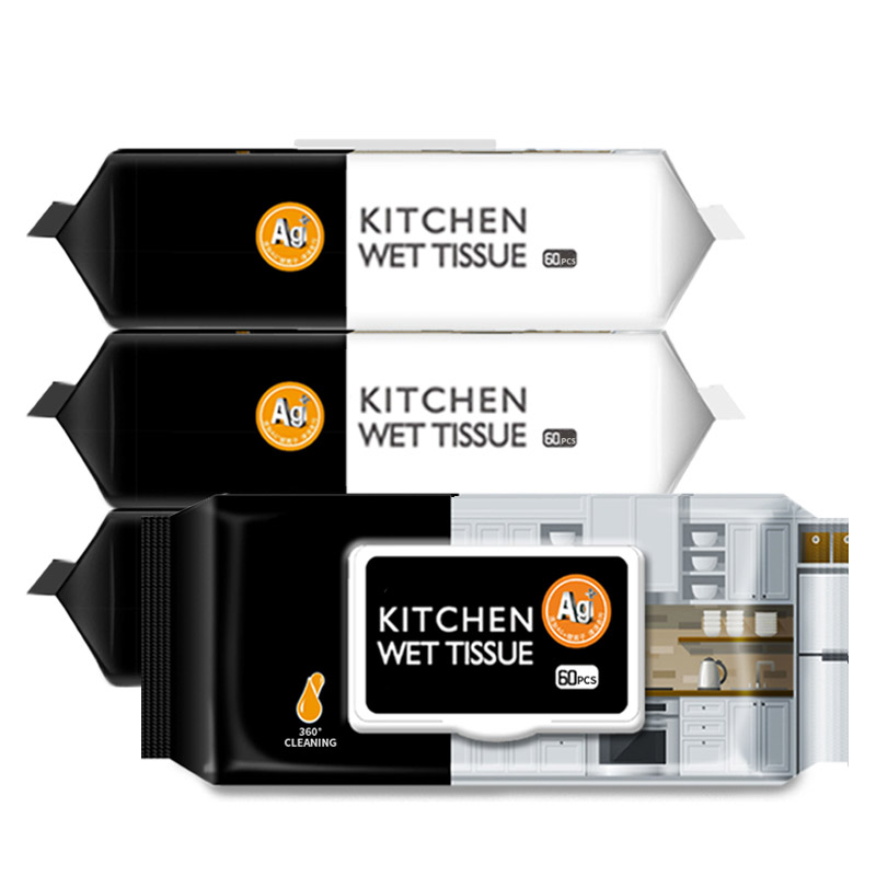 Kitchen Surface Clean Stain Removing Large Wet Wipe