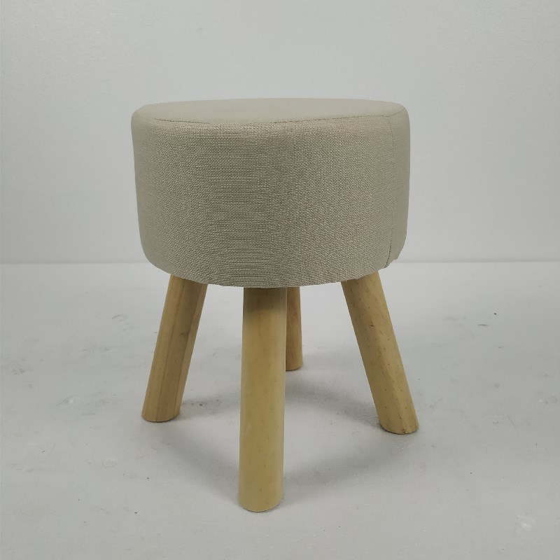 4 Legs-simple wooden footstool