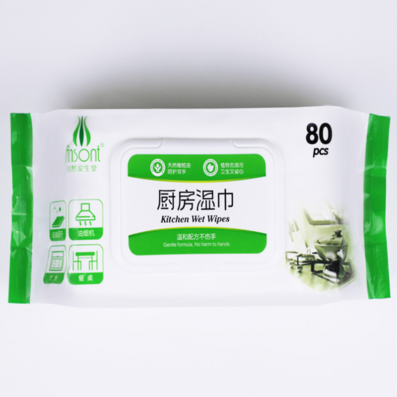 LYD Large Size Thicker Kitchen Cleaning Wipes with Strong Oil-Remover Effect