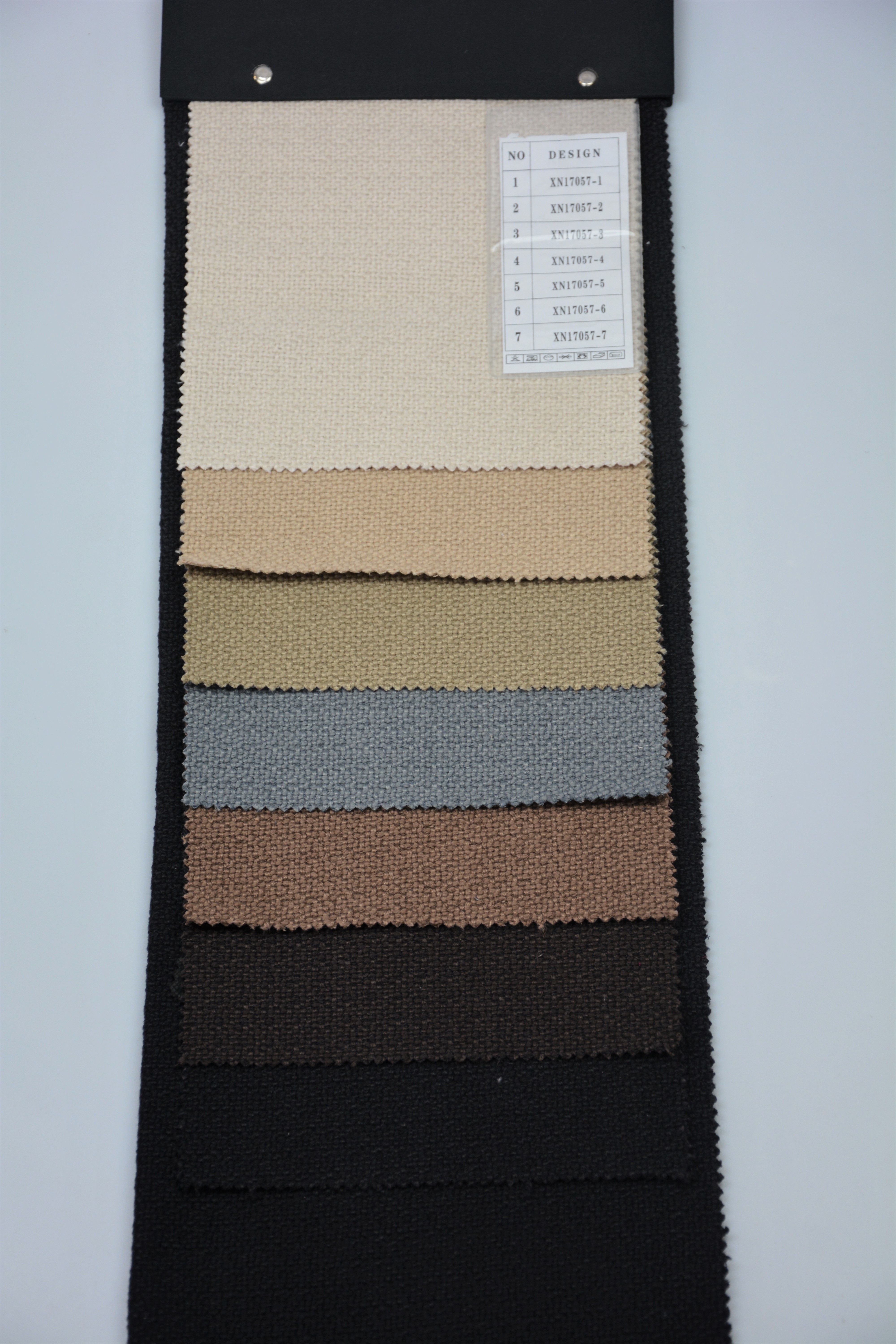 Linen sand fabric