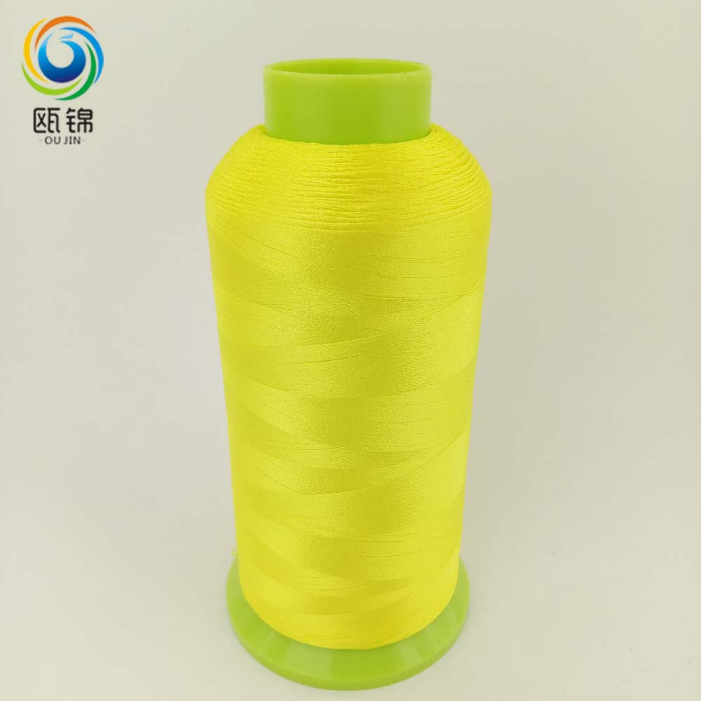 Best quality dyeable rayon embroidery thread yarn 120D2
