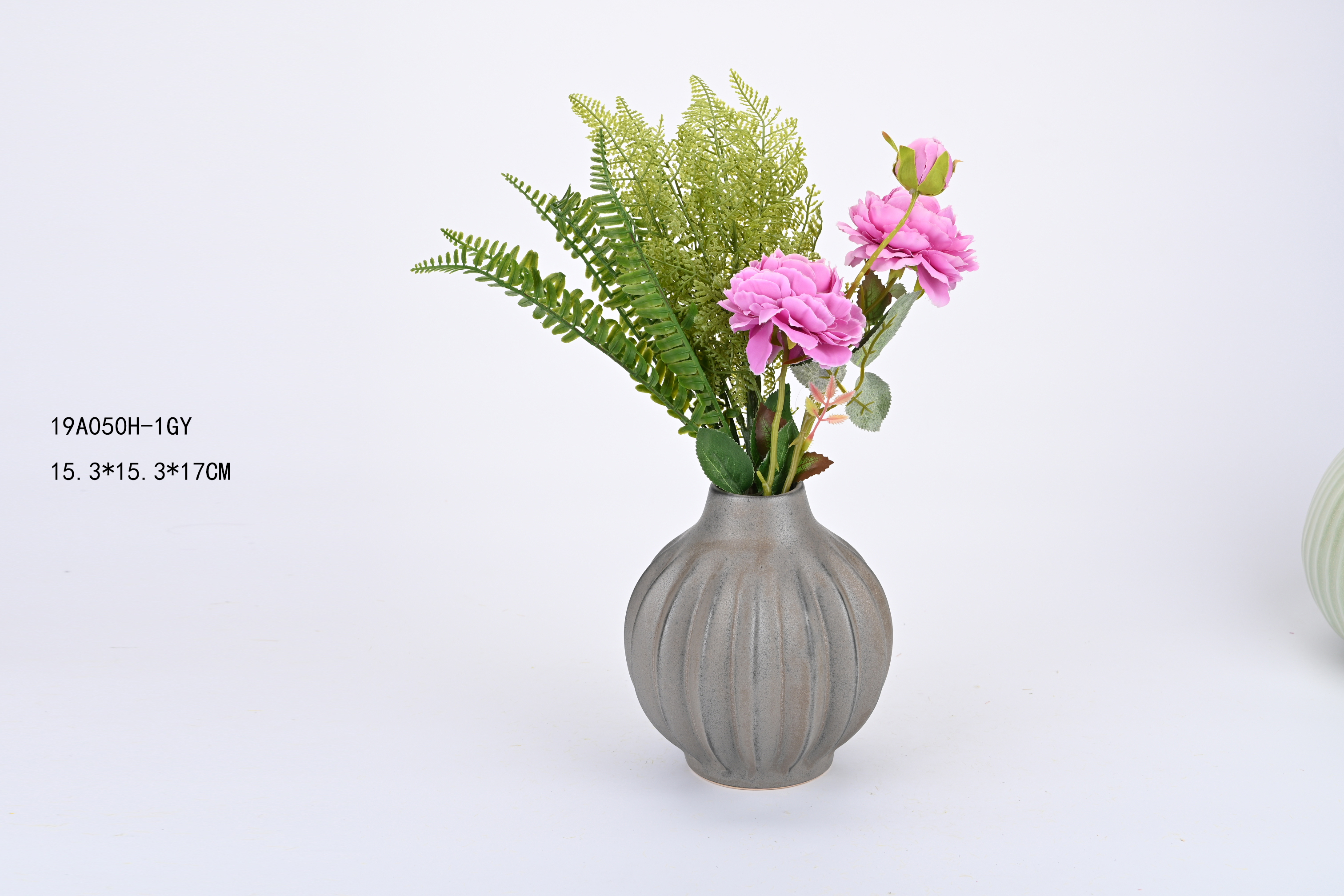 Porcelain Reactive Glazed Ceramic Vase