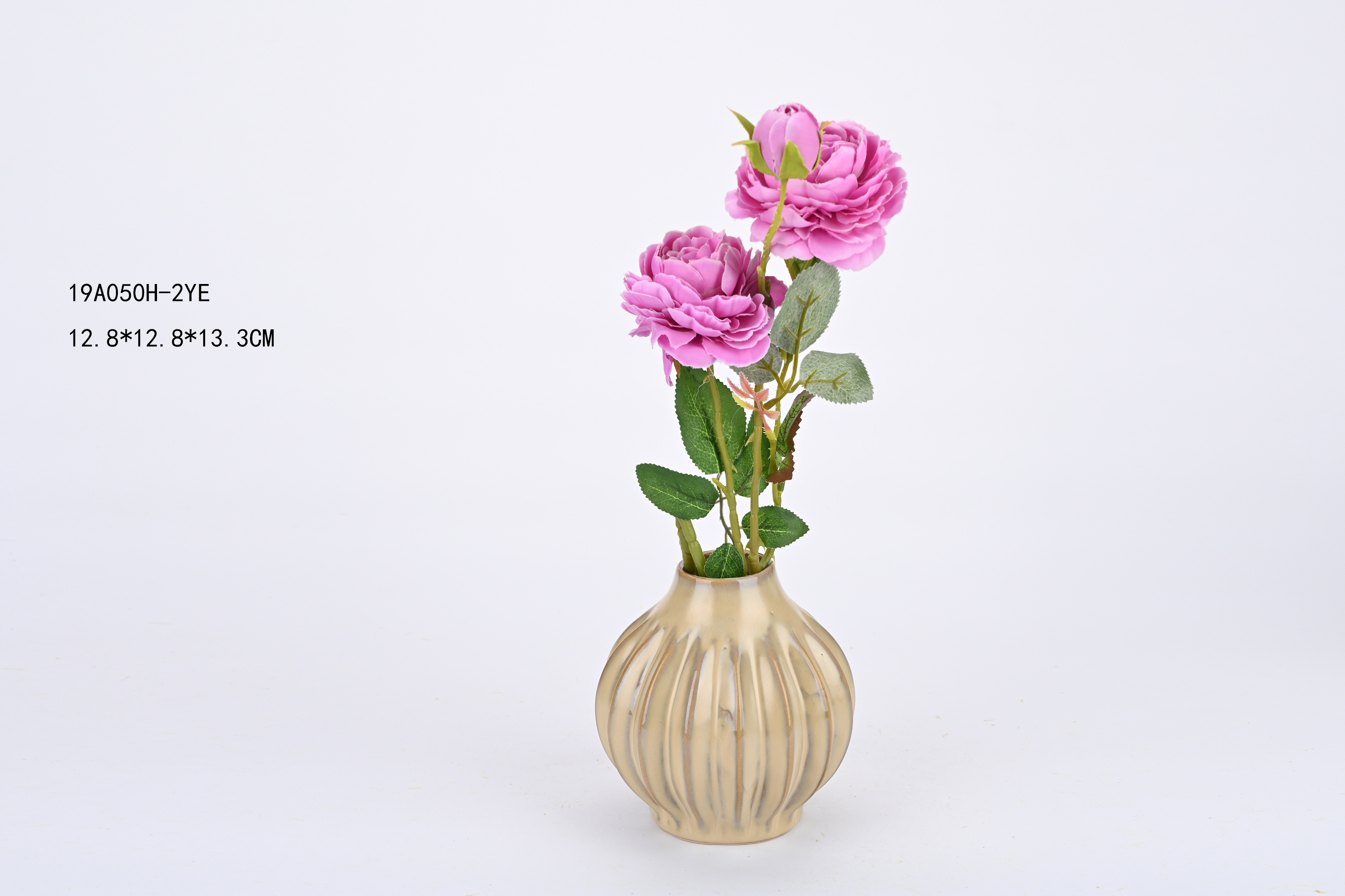 Porcelain Reactive Glazed Ceramic Vase