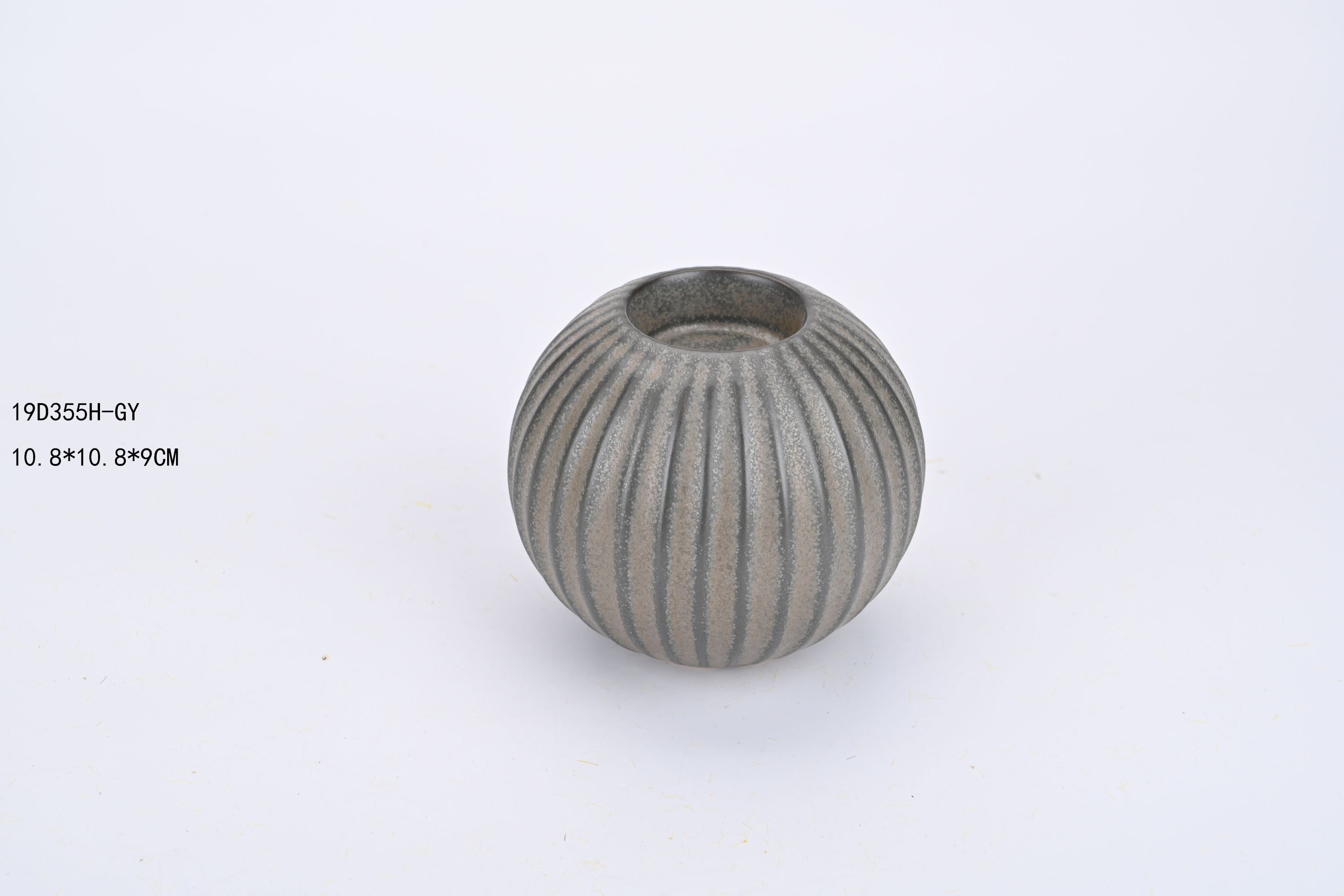 Porcelain Reactive Glazed Ceramic Candle Holder