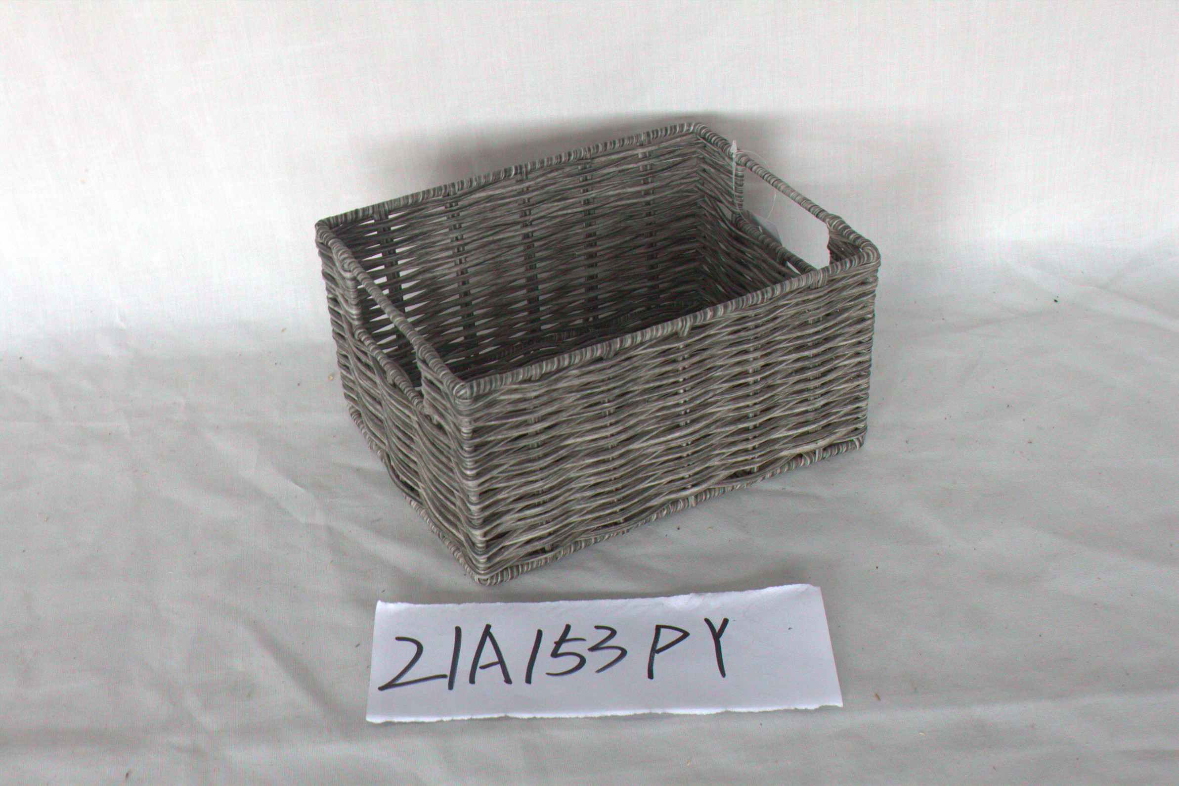 KINGWILLOW Hot selling customized pp plastic storage basket with mental frame