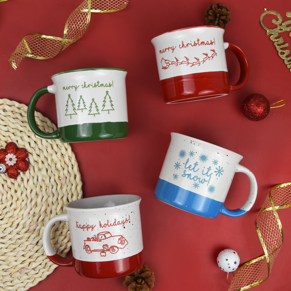 2 tone ceramic mug with decal printing
