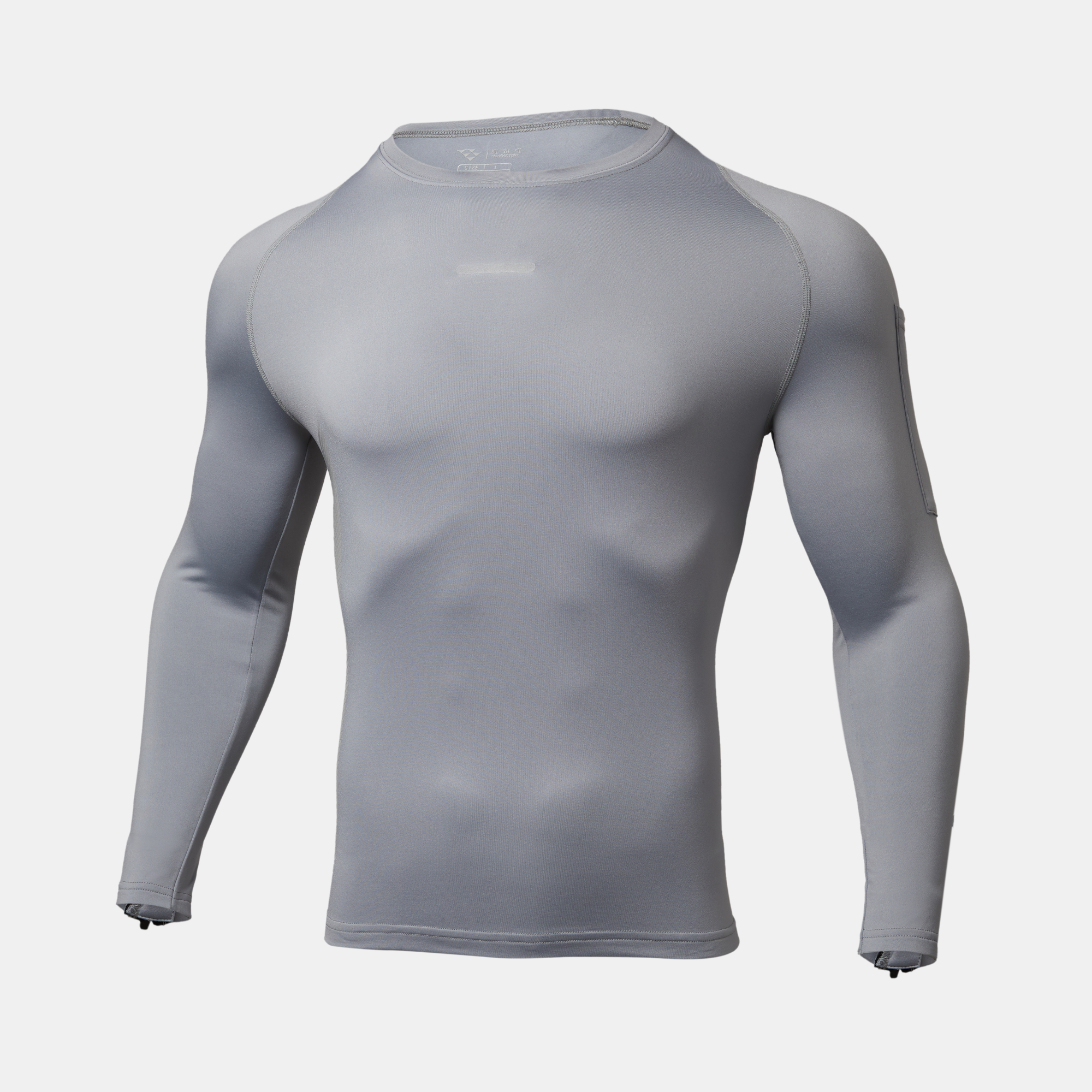 Winter/Autumn Crew Neck Fleeced Thermal Ls Shirt8