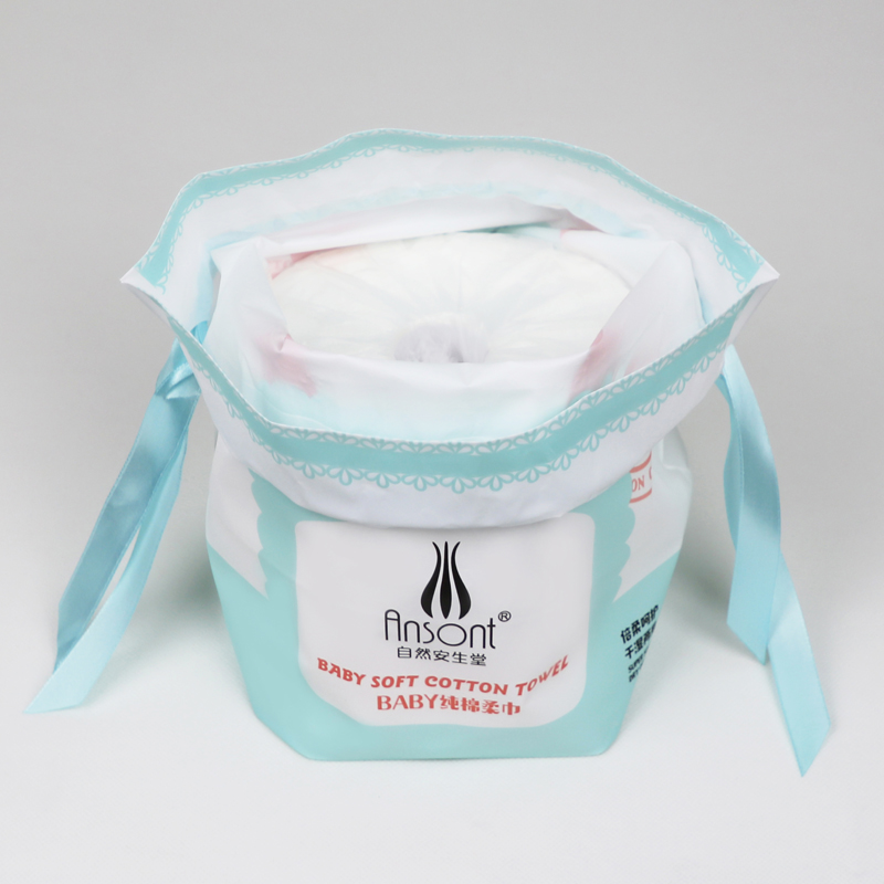 100% viscose cotton soft dry and wet cleaning hands face baby towel