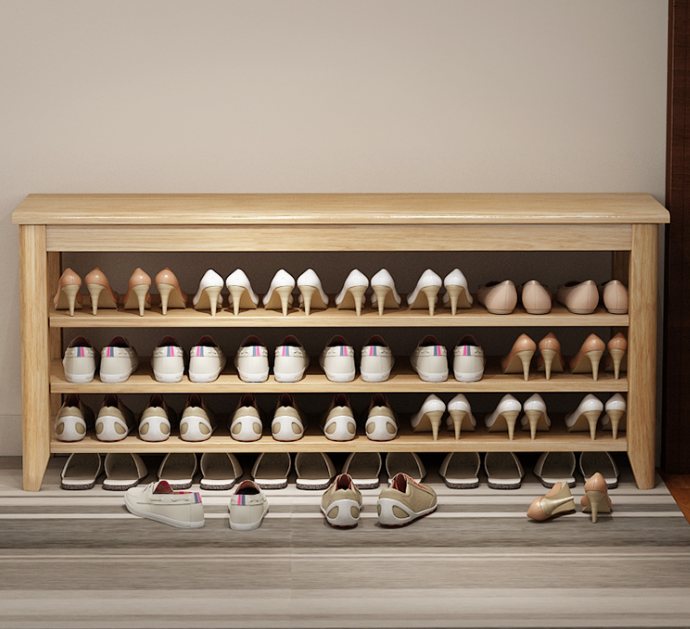 Simple shoe rack