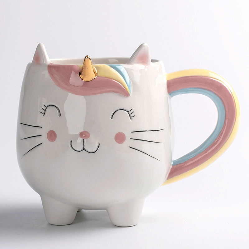 Ceramic animal mugs