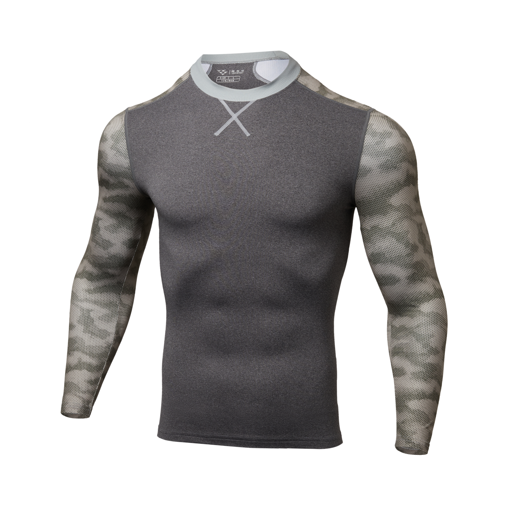 Winter/Autumn Crew Neck Fleeced Thermal Ls Shirt9
