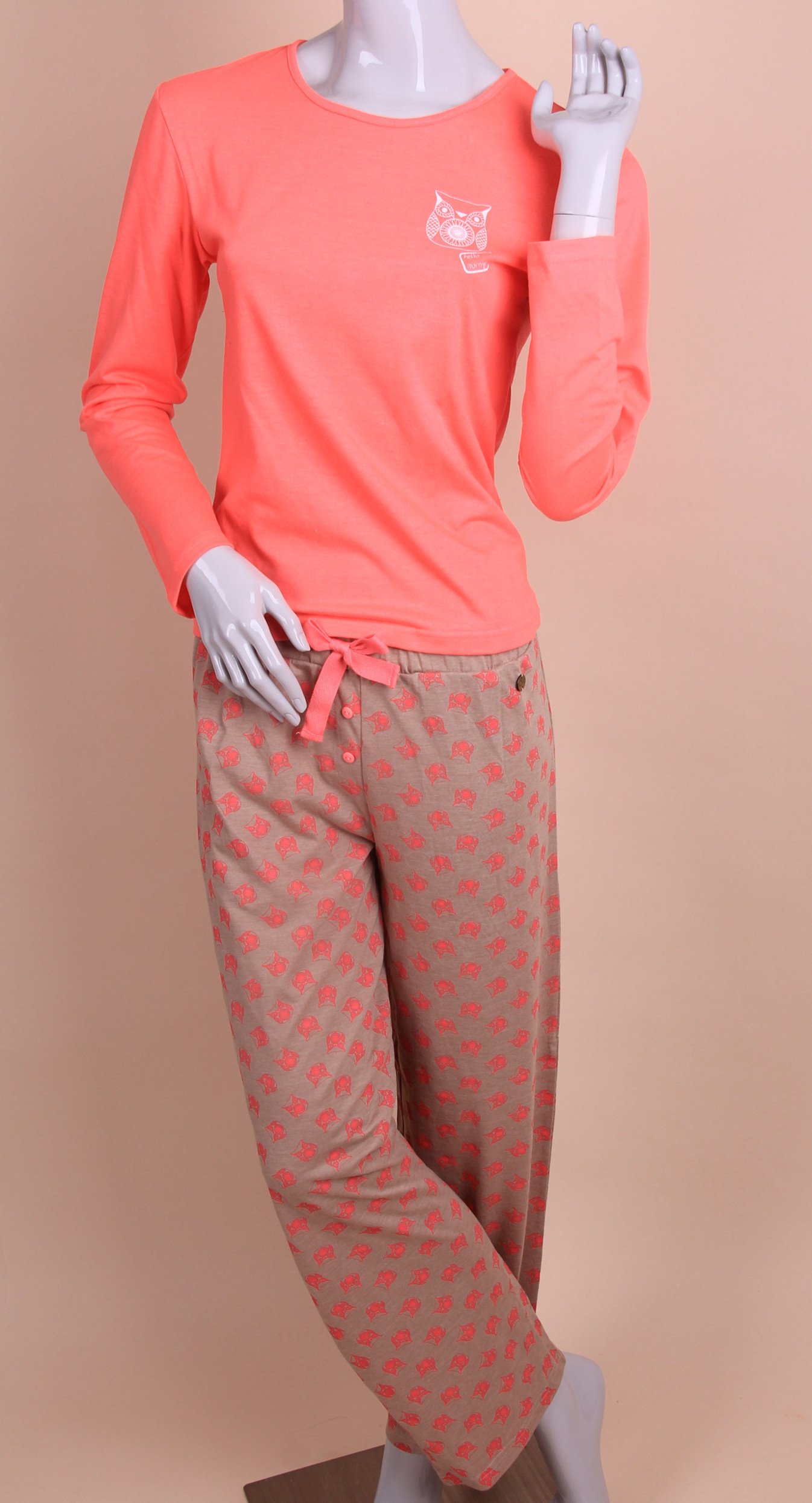 Ladies pajama in jersey