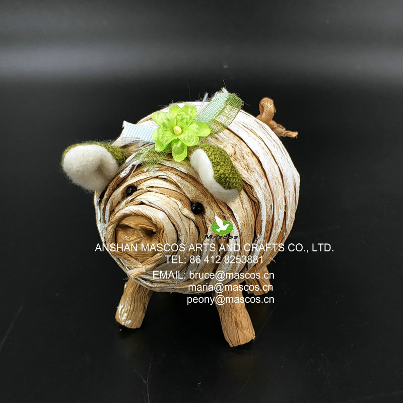 Pig,Easter Decoration,Spring,Natural,Festival,Seasonal,Holiday,Home,Handcraft,Gift,Animal,Ornament