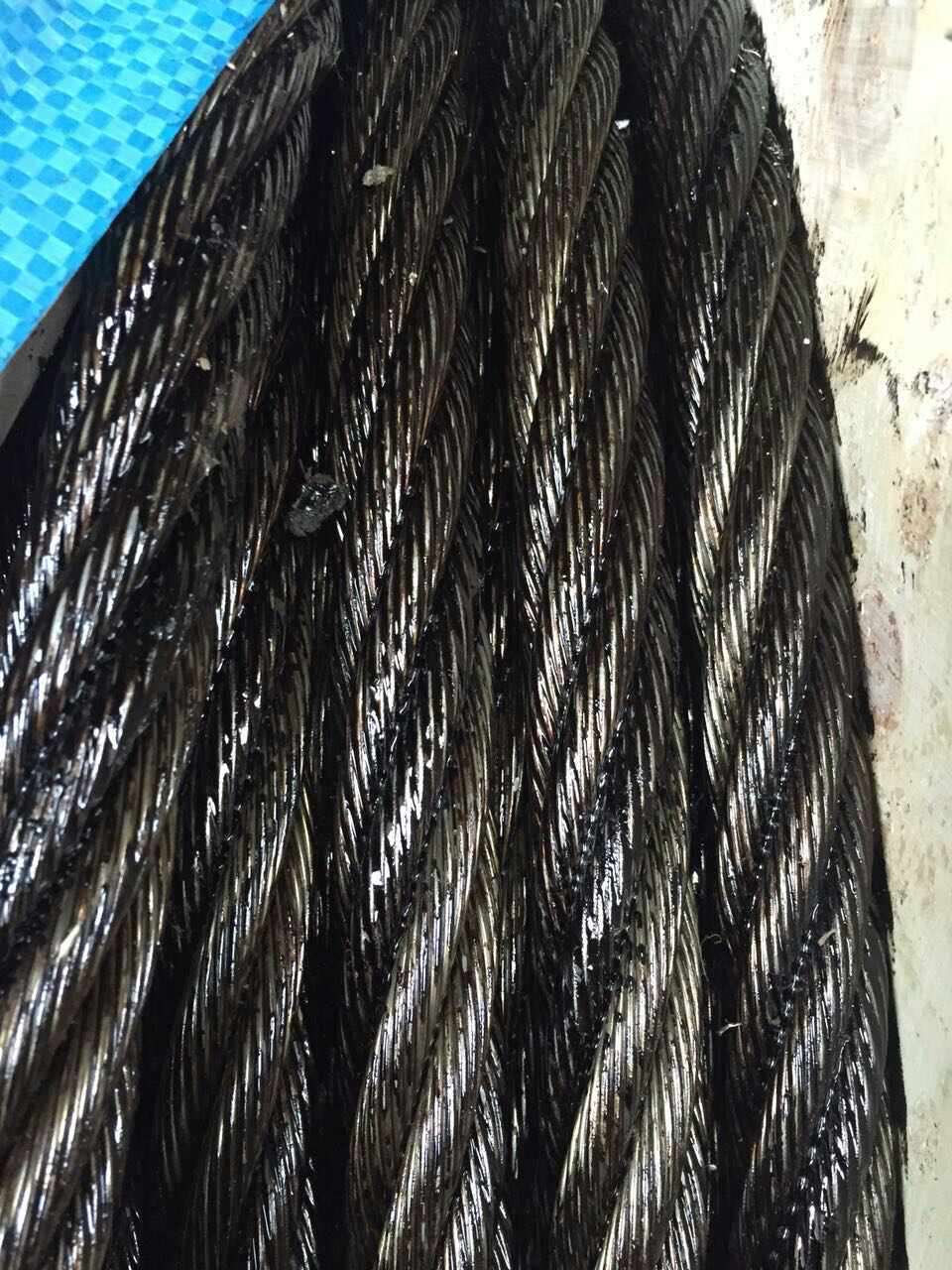 black oil steel wire rope