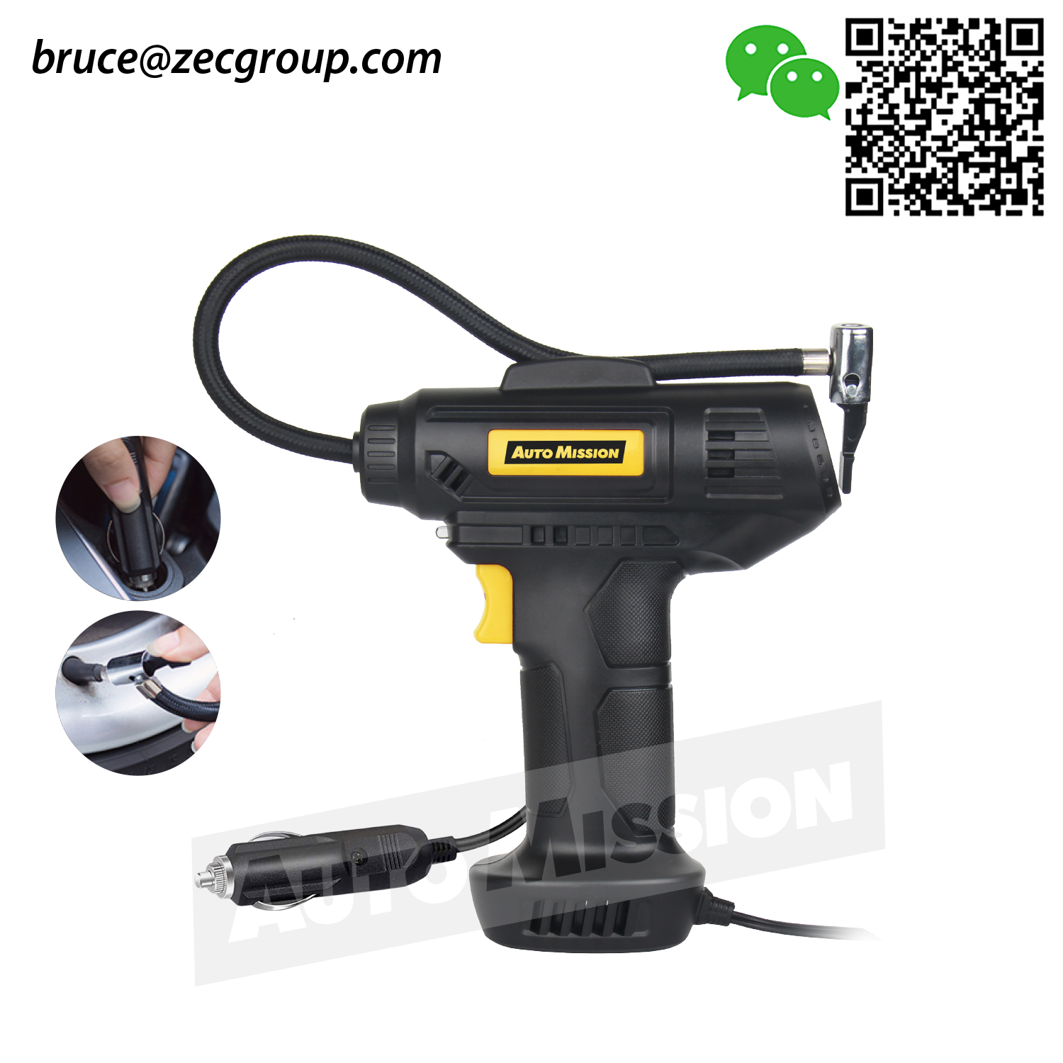 Cordless air compressor