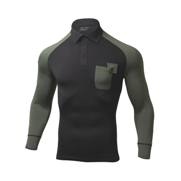 Winter/Autumn Pile Thermal Ls Polo Shirt11