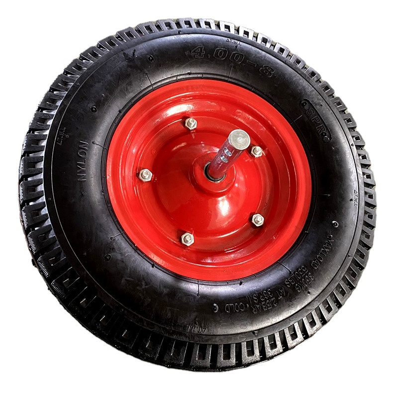 Wheelbarrow pneumatic rubber wheel 4.00-8