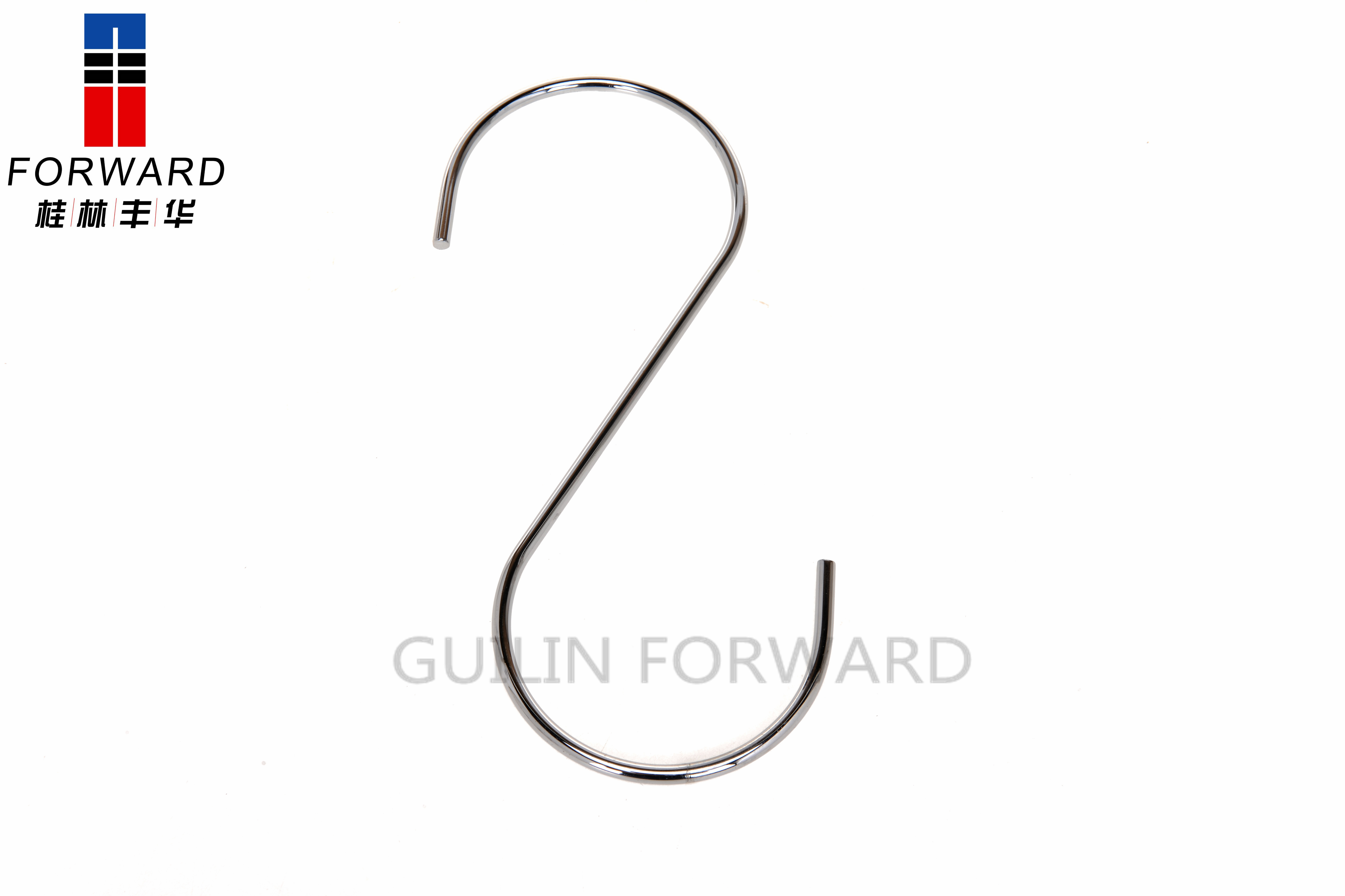 Metal hanger with chrome plated