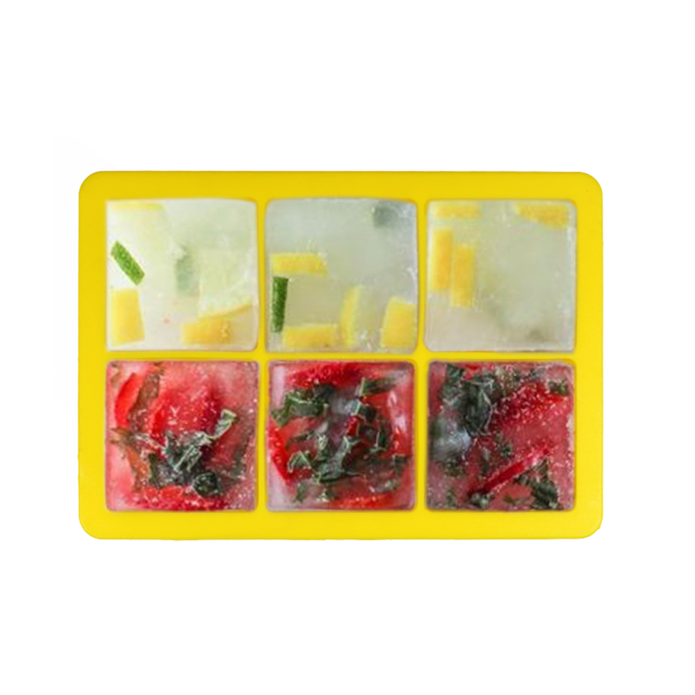 KASU LP006 6 caves Silicone ice cube mold