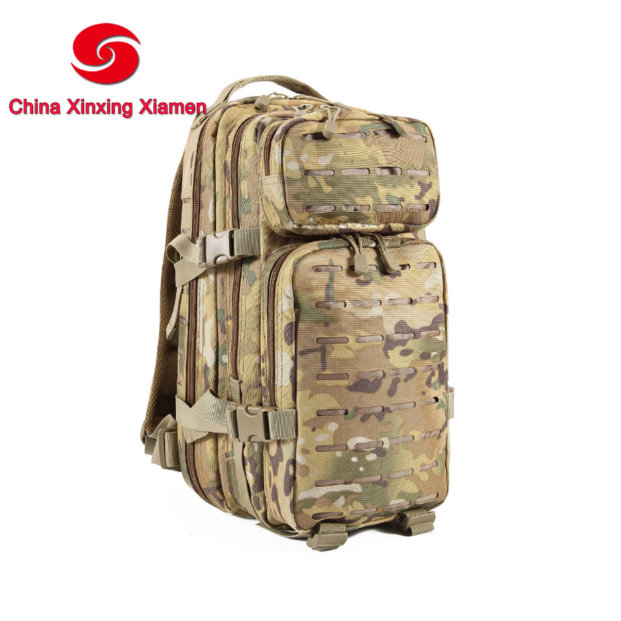 Laser Cut Mollet System Military Camouflage Tactical Backpack