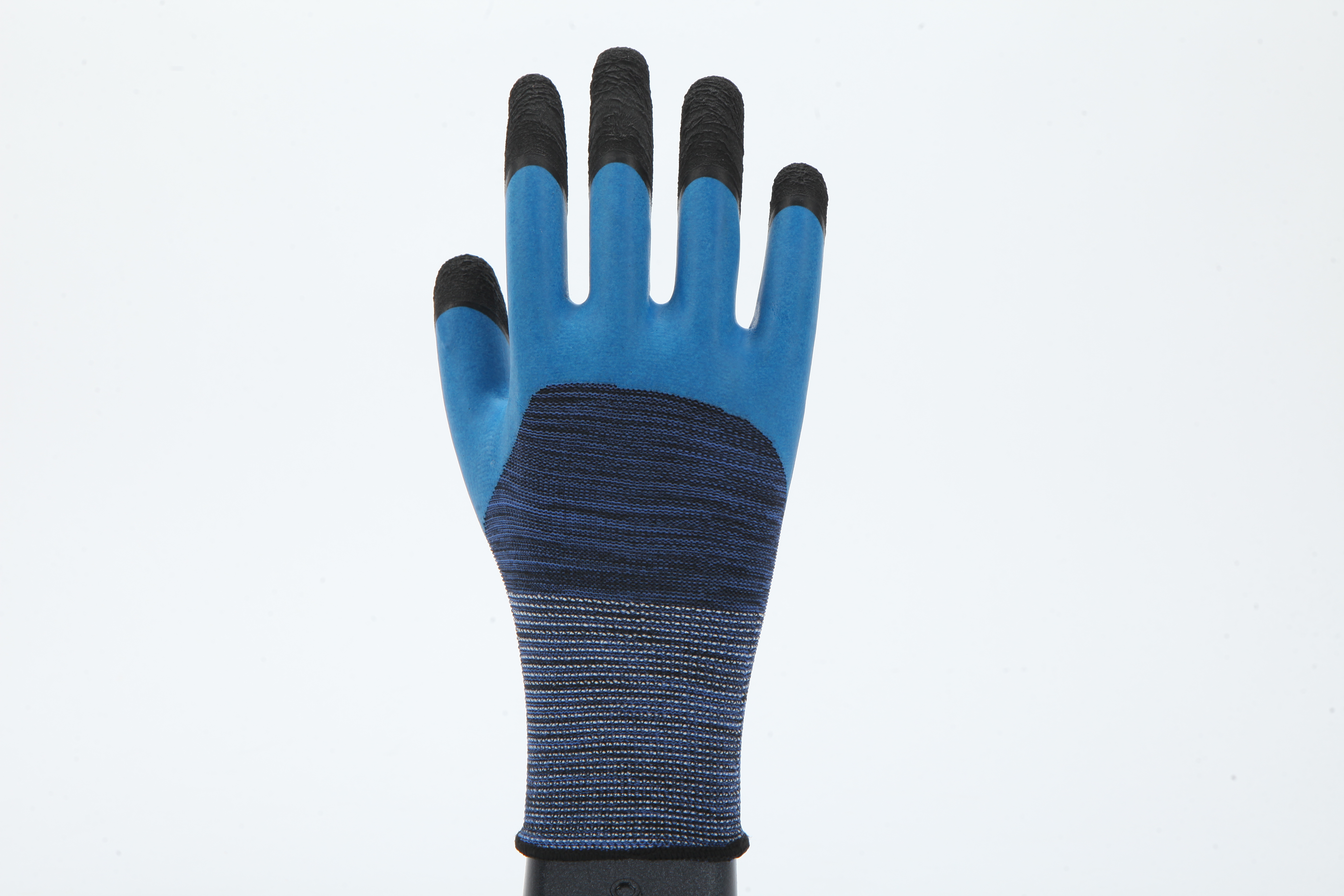 13 Gauge 3/4 coated latex foam+finger latex crinkle coating