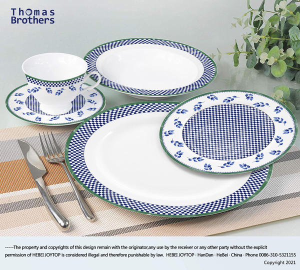 New Bone China dinnerset
