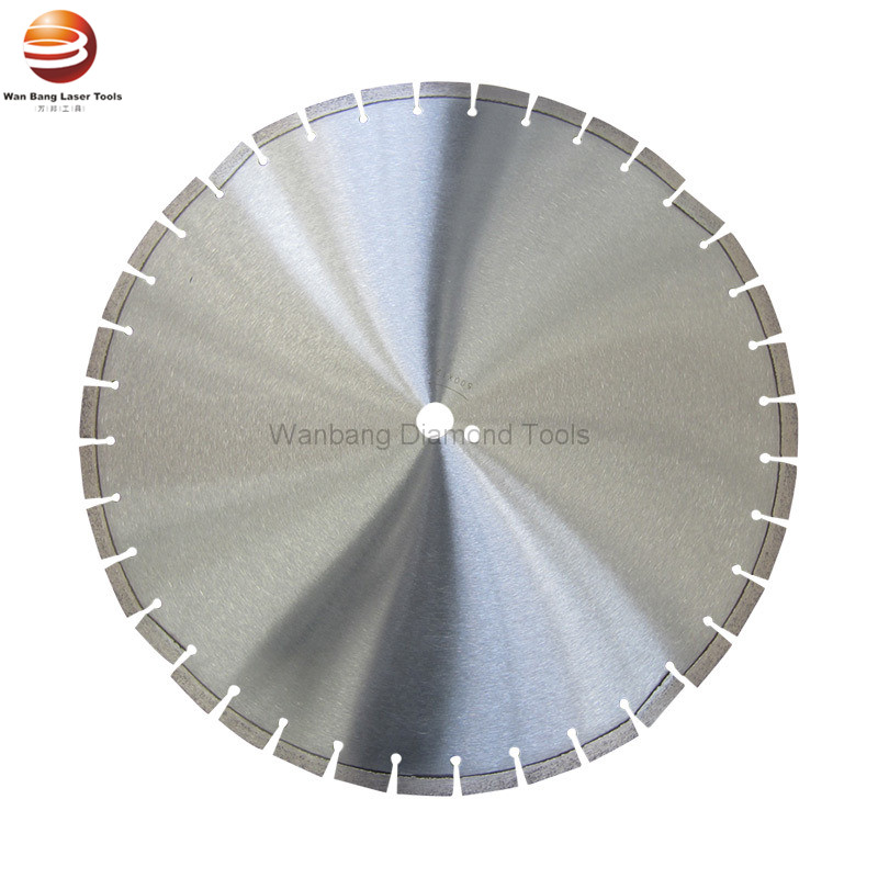 18" Laser welded diamond saw blade for Asphalt and Green concrete