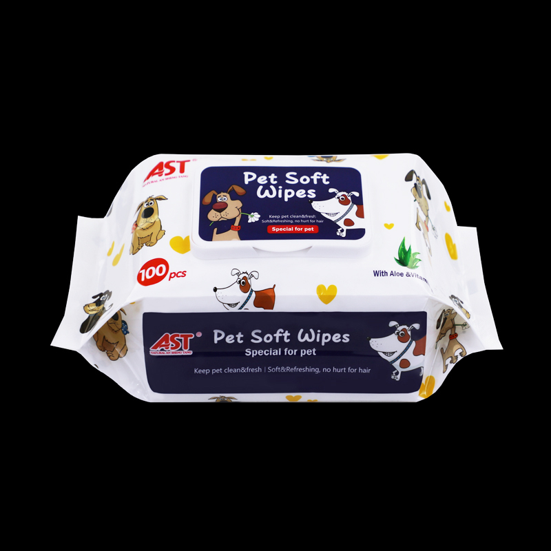 Disposable Nonwoven Pet Wipes Eyes Tear stains cleaning pet skin care wipes
