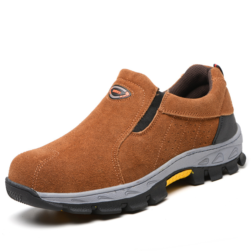 Summer breathable, light, wear-resistant, protective shoes, anti-hit, anti-stab, protective shoes, anti-odor work shoes