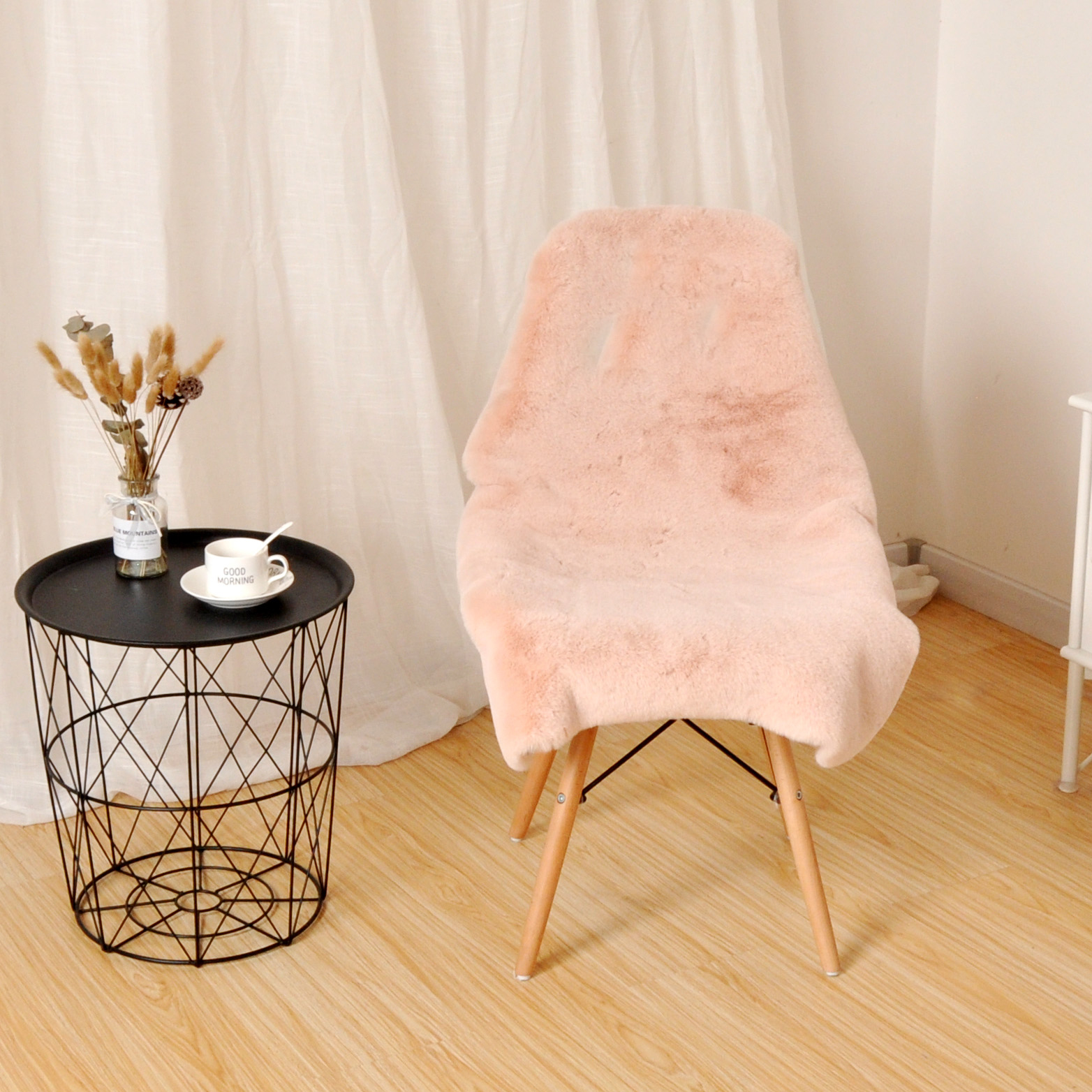 Europe classic customized animal fur rugs mats pads decorative floor faux rabbit fur rugs and carpets