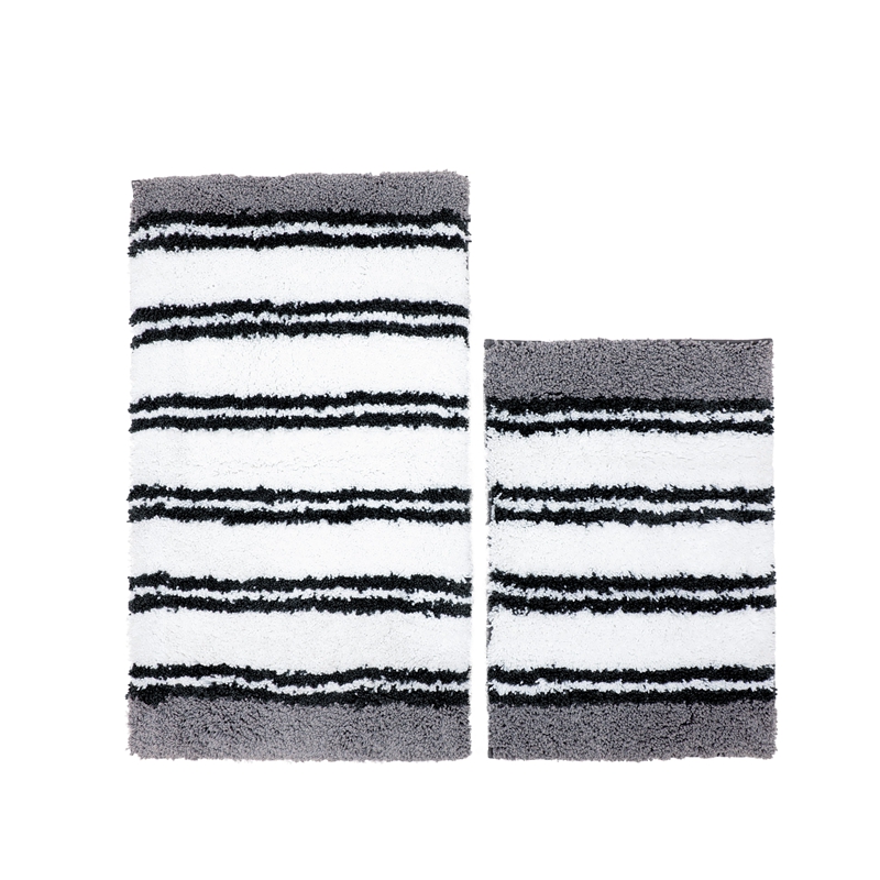 polyester bath mat 2PCS set