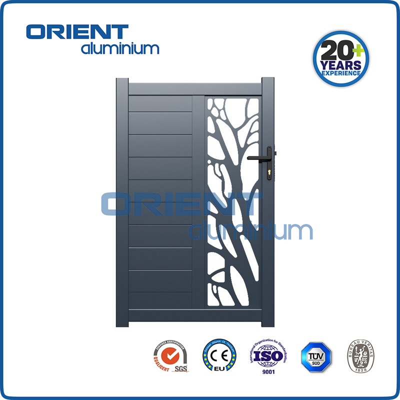 customize kinds of aluminium pedestrian gate for swing and sliding gate