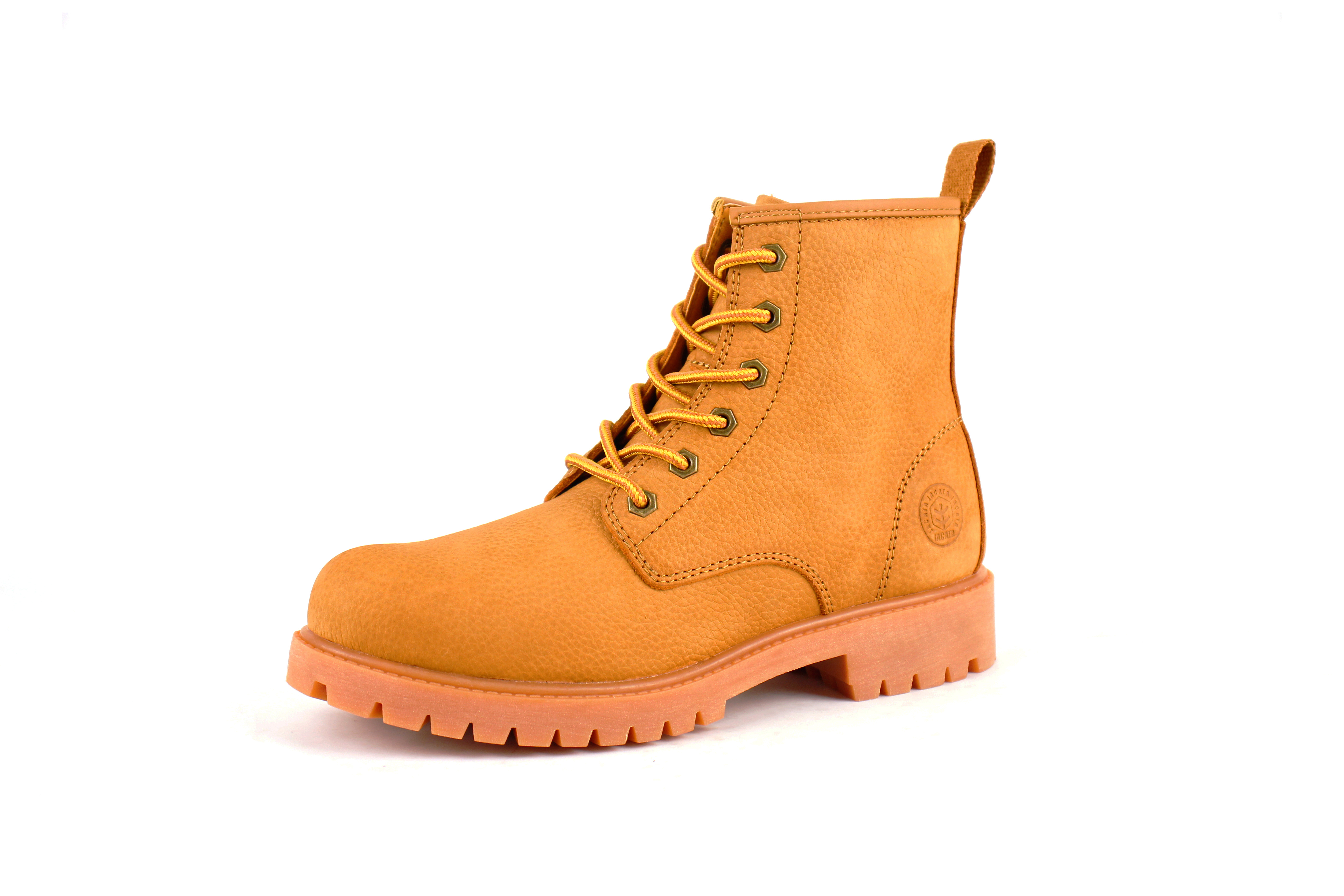 WINSON Men's Genuine Leather Work Boots/Work Shoes/Outdoor Shoes With Rubber Outsole