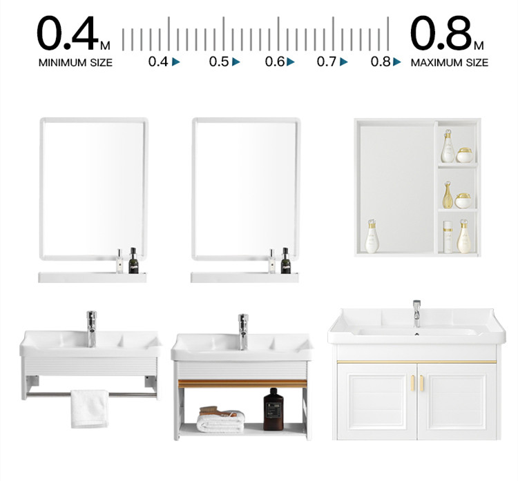 Modern simple bathroom furniture combination